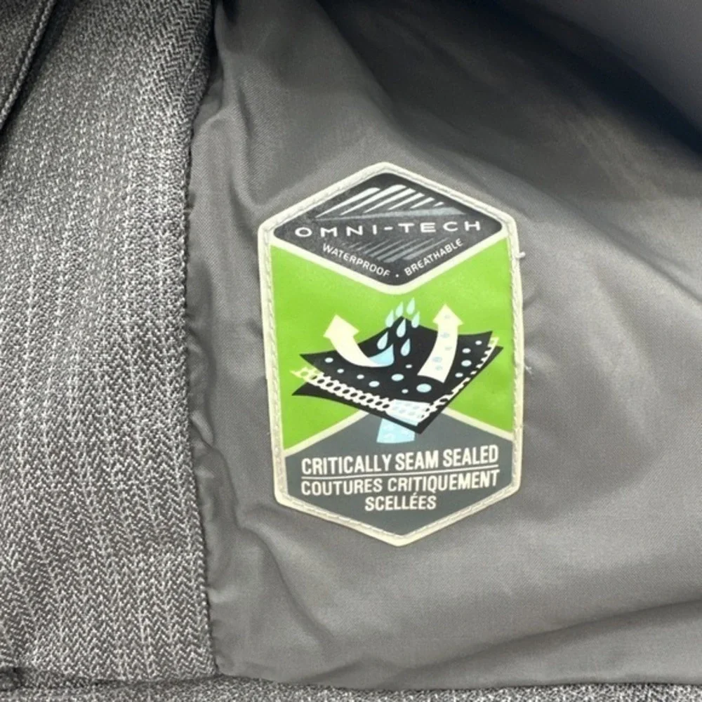 Columbia Jacket Men's XL Gray Ski Omni Shield Waterproof Breathable Ins. Shell